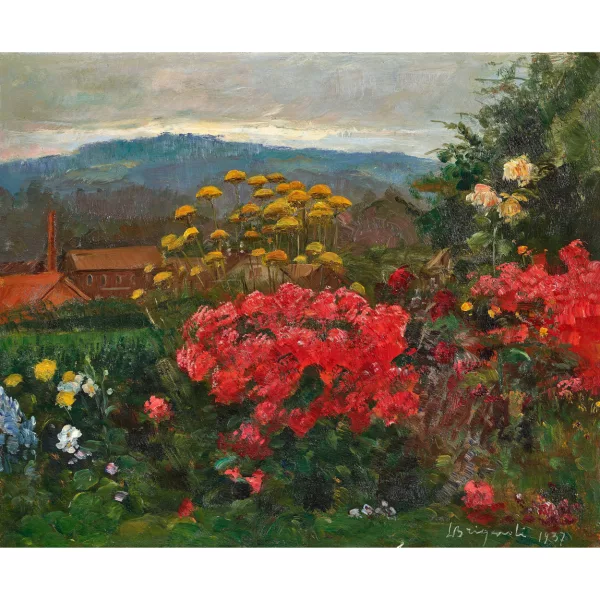 Luigi Brignoli — Giardino in fiore.
