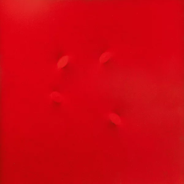 Turi Simeti — Quatre ovales rouges, 2000
