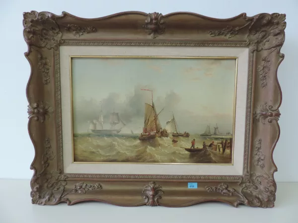 James Webb — Fischerboote auf stürmischem Meer
