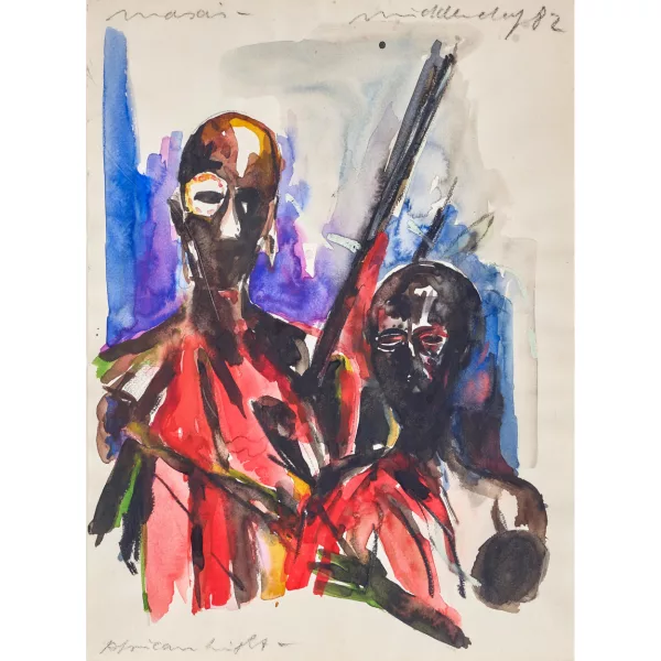 Helmut Middendorf — "African knight".