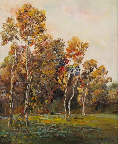 Adolfo Carducci — Paysage automnal