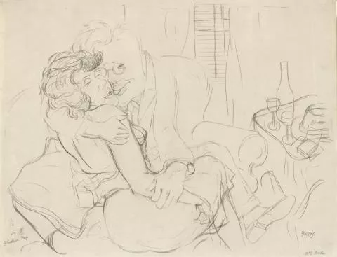 George Grosz — Liebespaar