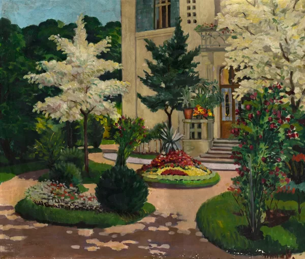 Hugo Mund — Jardin d'une villa