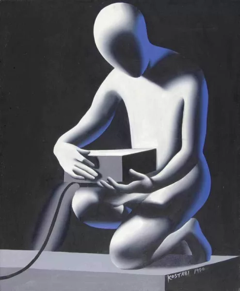 Mark Kostabi — Electric Pandora, 1992