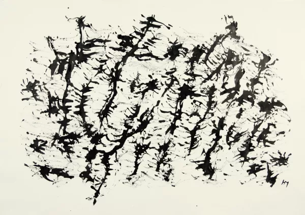 Henri Michaux — Composition, 1974
