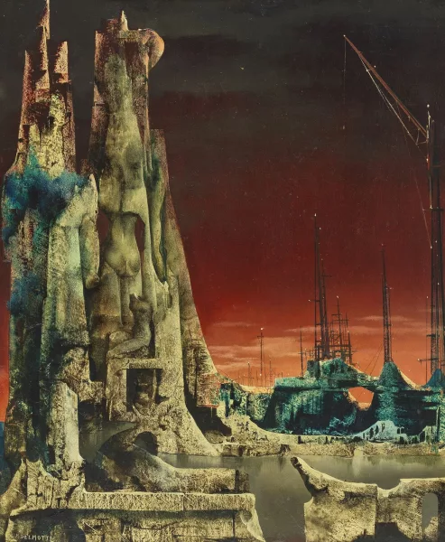 Marcel Delmotte — Paysage surréaliste
