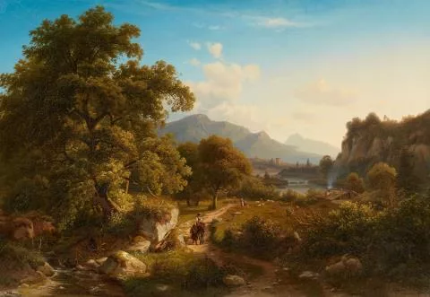 Johann Georg Paul Mohr — Landschaft bei Ischl