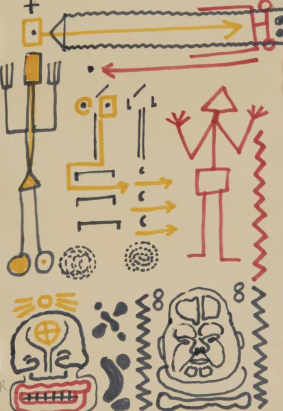 A. R. Penck — Sans titre, années 1970