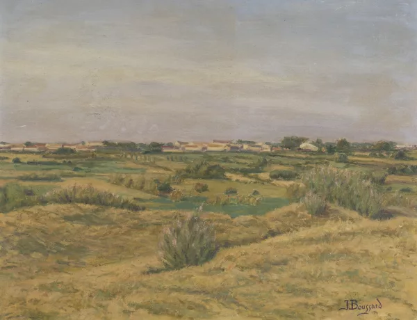 Jacques Boussard — Paysage de campagne