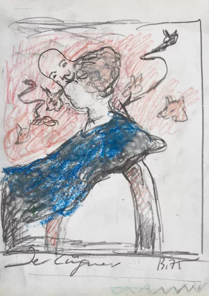 Günter Brus — Der Lügner, 1975