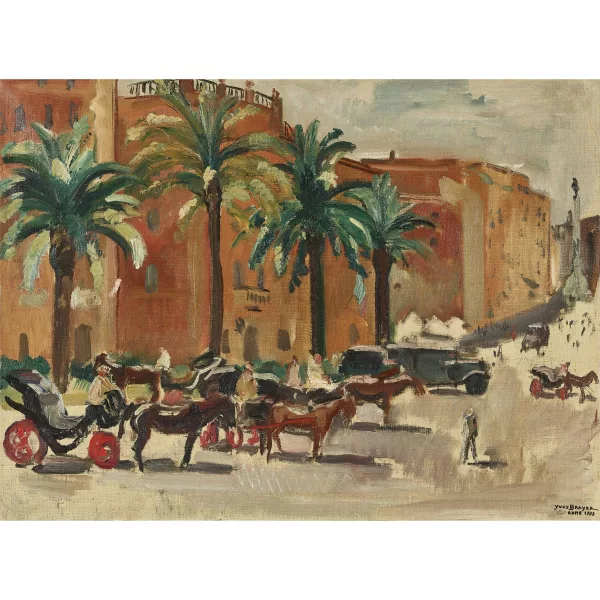 Yves Brayer — "Place d'Espagne".