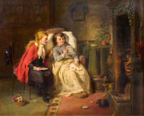 George Bernard O'Neill — Christmas Cards
