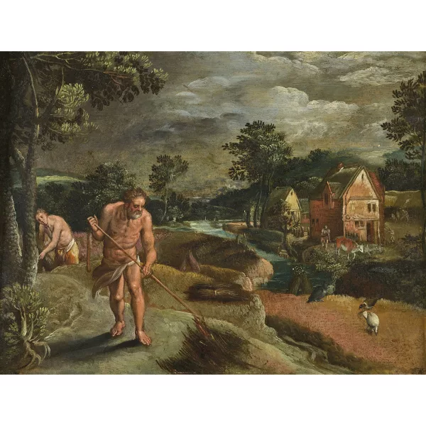 Gillis Mostaert — Entourage de GILLIS MOSTAERT — Die Ernte.