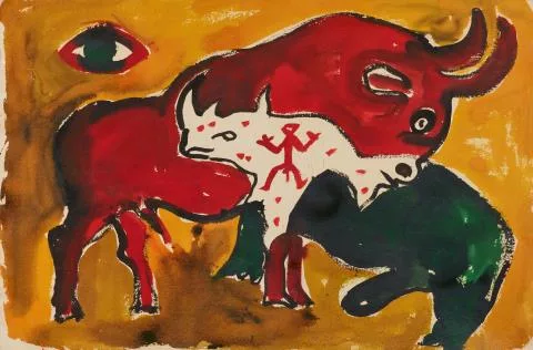 A. R. Penck — Sans titre