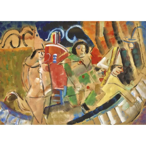 Otto Sammer — Clowns in der Manege.