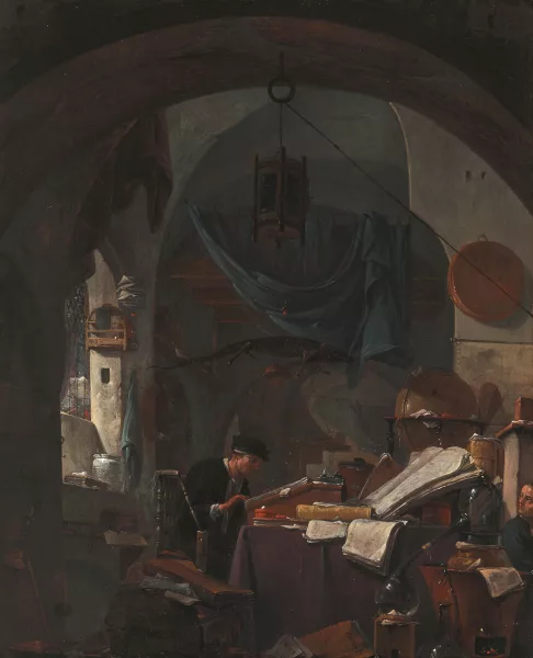 Thomas Wyck — Alchemist in seiner Werkstatt