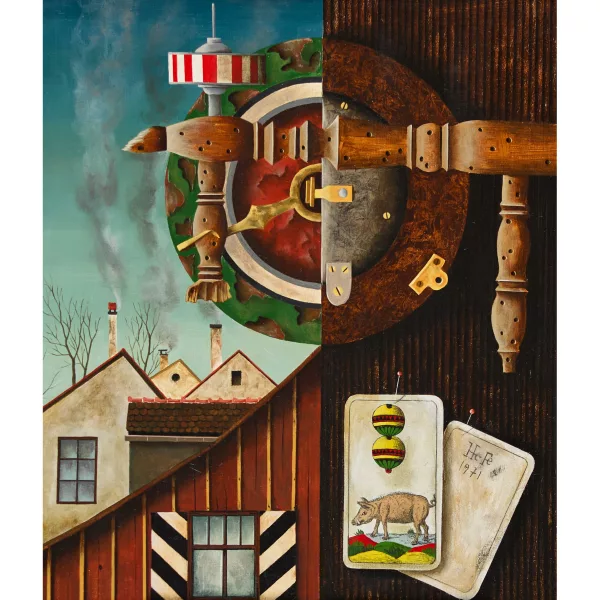 Helmuth Fetz — "Stillleben mit Spielkarten".