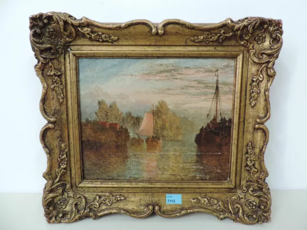 Henry Thomas Dawson — Schiffe auf einem Fluss