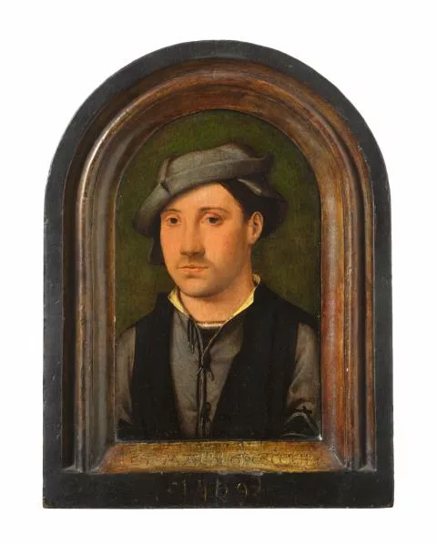 Joos van Cleve — Portrait d’un jeune homme