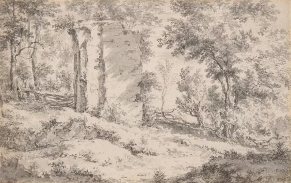 Dirk Dalens II — Ruine im durchsonnten Wald
