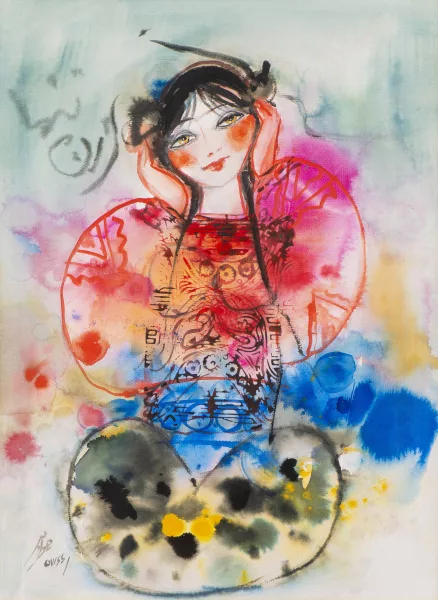 Nasser Ovissi — Jeune femme