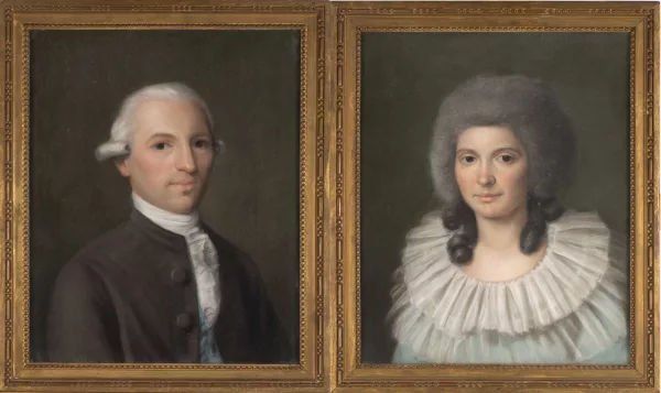 Joseph Petitot — Attribué à Joseph Petitot — Portrait de Monsieur et Madame Roget