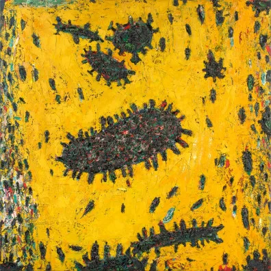 Gunter Damisch — Yellow-field worlds, 1992