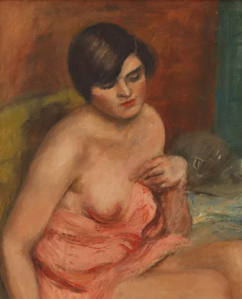 Henri Hayden — Femme en rose