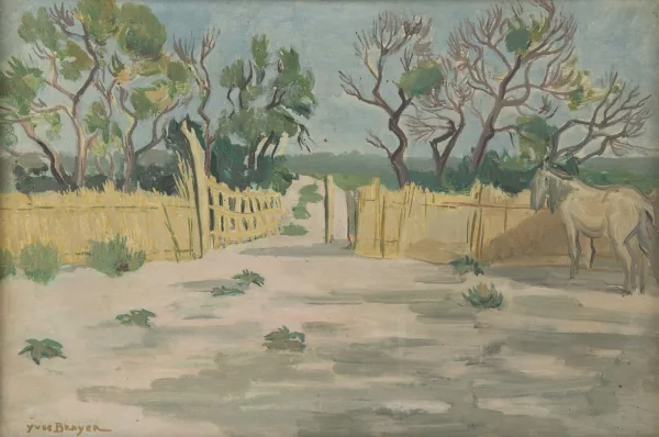 Yves Brayer — Paysage de Camargue