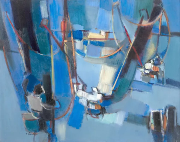 Jean Chevolleau — "Pêcheurs aux filets",