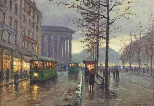 Édouard Cortès — « La Place de la Madeleine ».