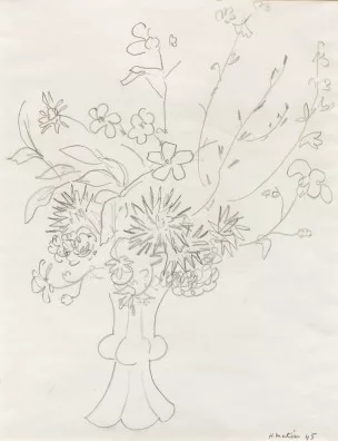 Henri Matisse — Vase de fleurs, 1945