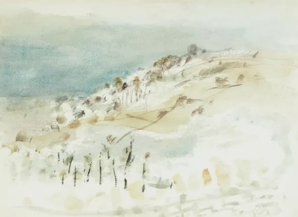 Paul Nash — Landscape under mist and frost