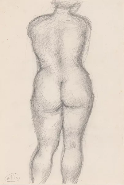 Aristide Maillol — Femme debout de dos, 1930