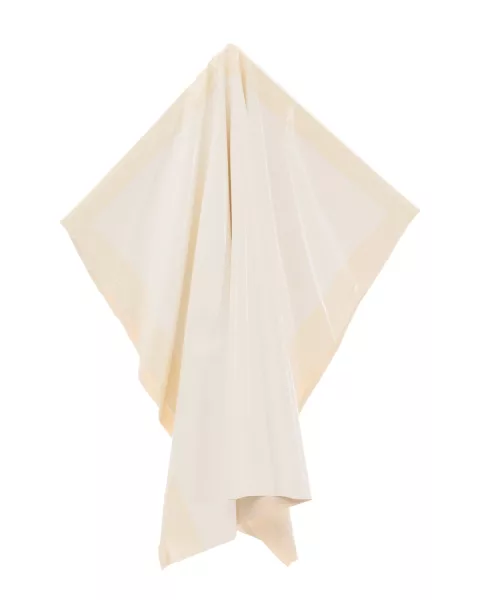 Angela de la Cruz — "Deflated (white)"