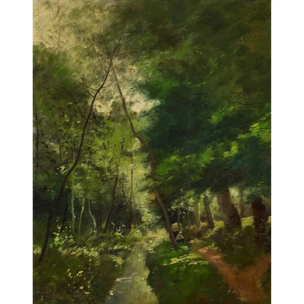 Eugène Ciceri — Der Waldbach