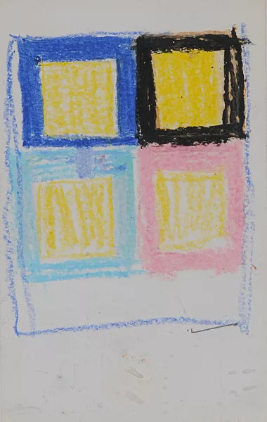 Aurélie Nemours — Carré, ca. 1960