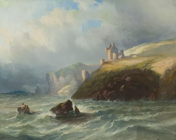 Clarkson Stanfield — A breezy day on the northumberland coast