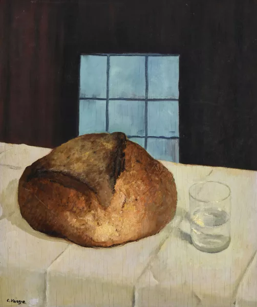 Carlo Varese — Nature morte au pain
