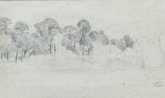 Jean-Baptiste Camille Corot — Bäume bei Ville-d’Avray