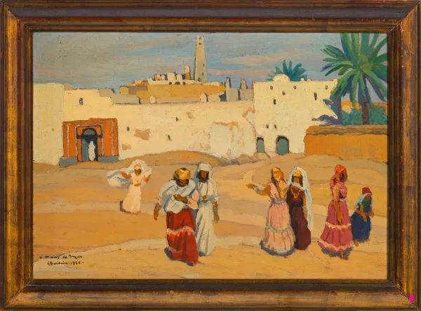 Frédéric Marius de Buzon — View of Ghardaïa, Algeria