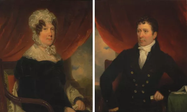 Petrus Franciscus Greive — Gegenstücke: Portraits eines Ehepaars