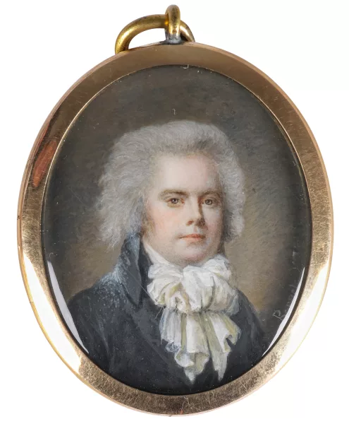 Claude Bornet — Portrait Sir Thomas Cave (1766 - 1792)
