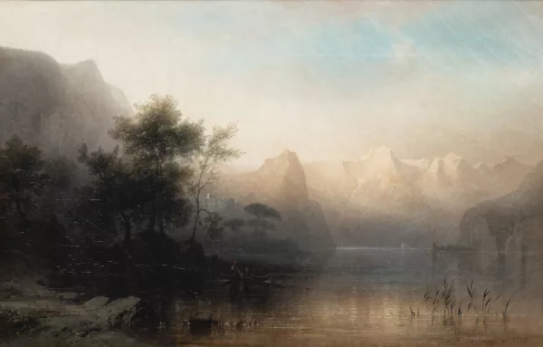 Karl Heilmayer — Paysage à l'aube