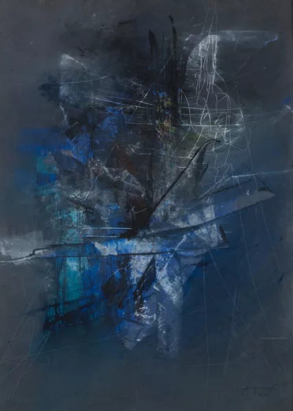 Albert Fürst — Albert FÜRST (1920-2014), 'Sans titre', gouache et aquarelle