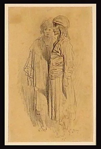 Gustave Doré — Deux personnages, 1870