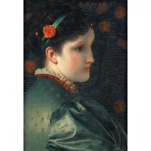 Frederick Sandys — "La belle jaune giroflée".