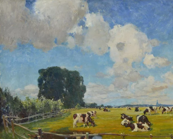 Karl Langhammer — Kühe auf der Weide