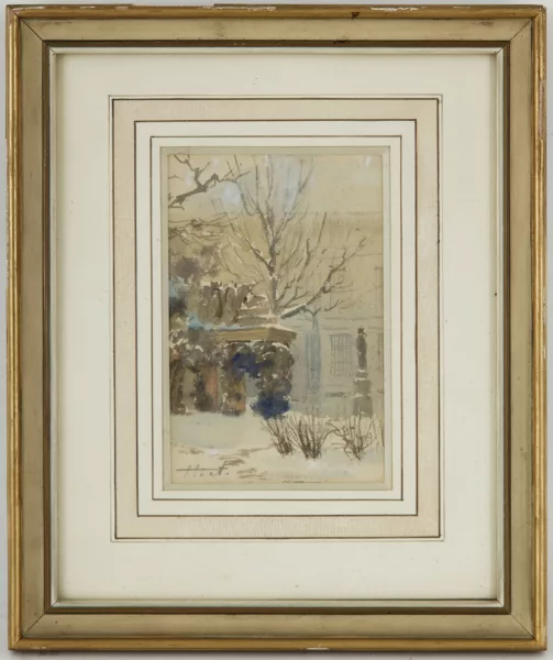 Henri Adam — Henri Adam (1864-1917), \\Rouen, le jardin de