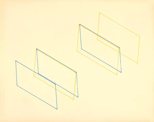 Fred Sandback — Installation, 1970